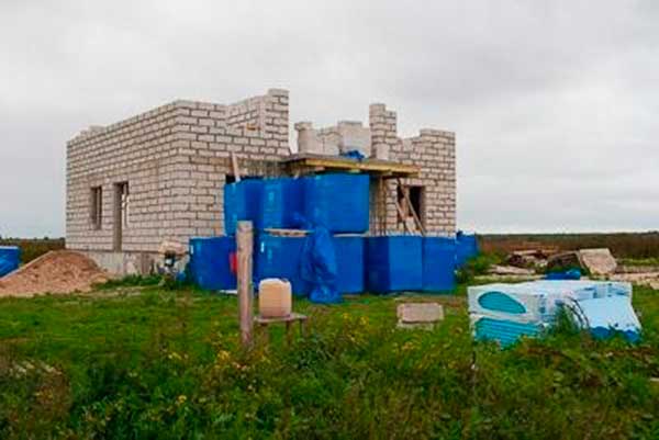 Скважина в строящемся доме Скважина в КП "Бавария"